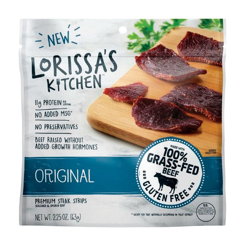 Jacks Links 9005427 Lorissas Kitchen Original Beef Jerky, 2.25 oz